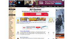 Desktop Screenshot of game-toplist.com